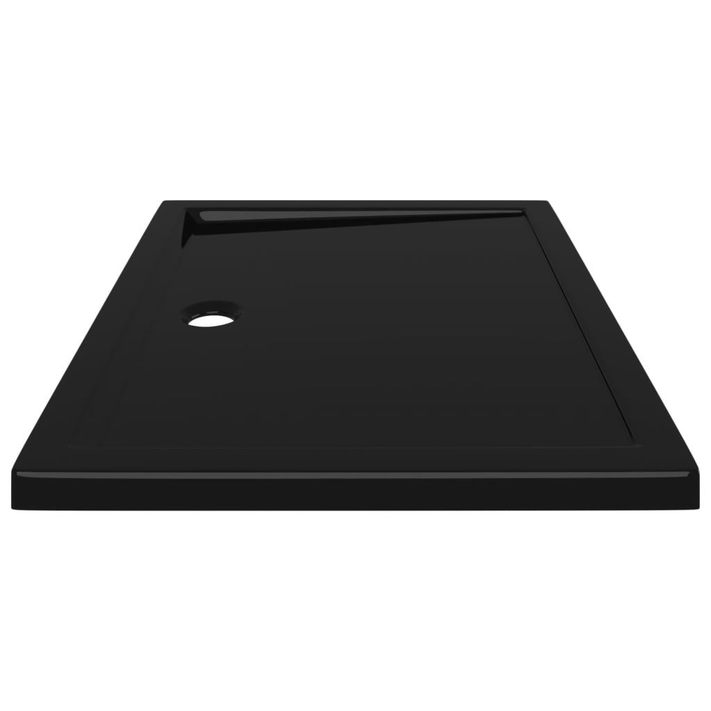 vidaXL Square ABS Shower Base Tray Plumbing Fixture Multi Sizes Black ...