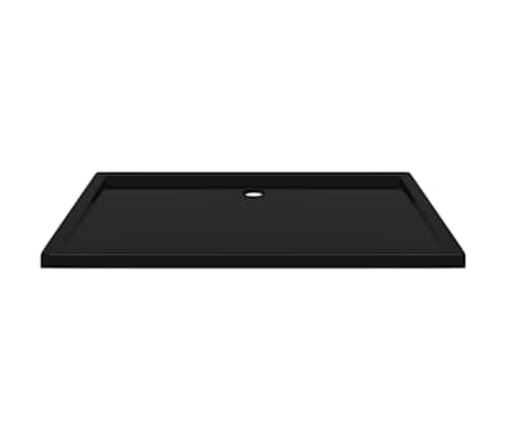 INLIFE Duschtasse Aus ABS Rechteckig 70x120 Cm, Weiß, Glasfaserverstärkt – Mit Niedriger Schwelle, Kratzfest Und Schmutzabweisend