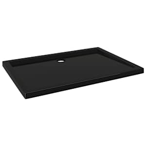 Obdélníková sprchová vanička ABS černá 70 x 100 cm - obrázek 2