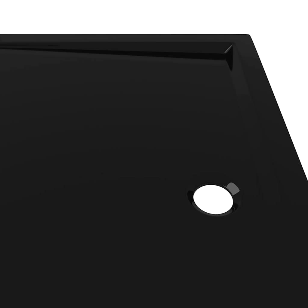 Rectangular ABS Shower Base Tray Black 70x100 Cm VidaXL 16 width=274