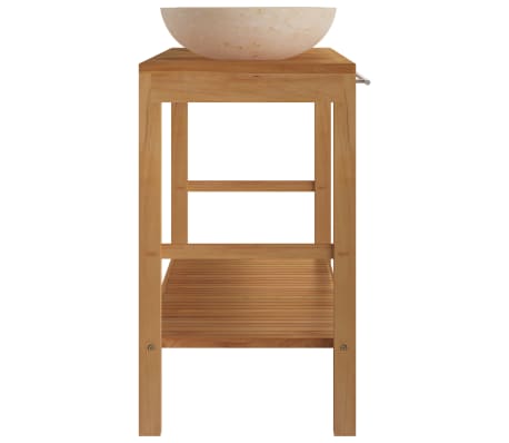 vidaXL t&iacute;kfa f&uuml;rdőszobai pipereszekr&eacute;ny kr&eacute;msz&iacute;nű m&aacute;rv&aacute;nymosd&oacute;kkal