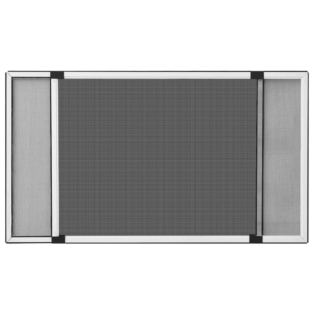 Fehér kihúzható ablakszúnyogháló (75-143) x 50 cm 