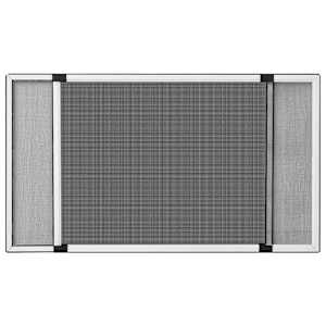 vidaXL Moustiquaire extensible pour fen&ecirc;tres Blanc (75-143)x50 cm