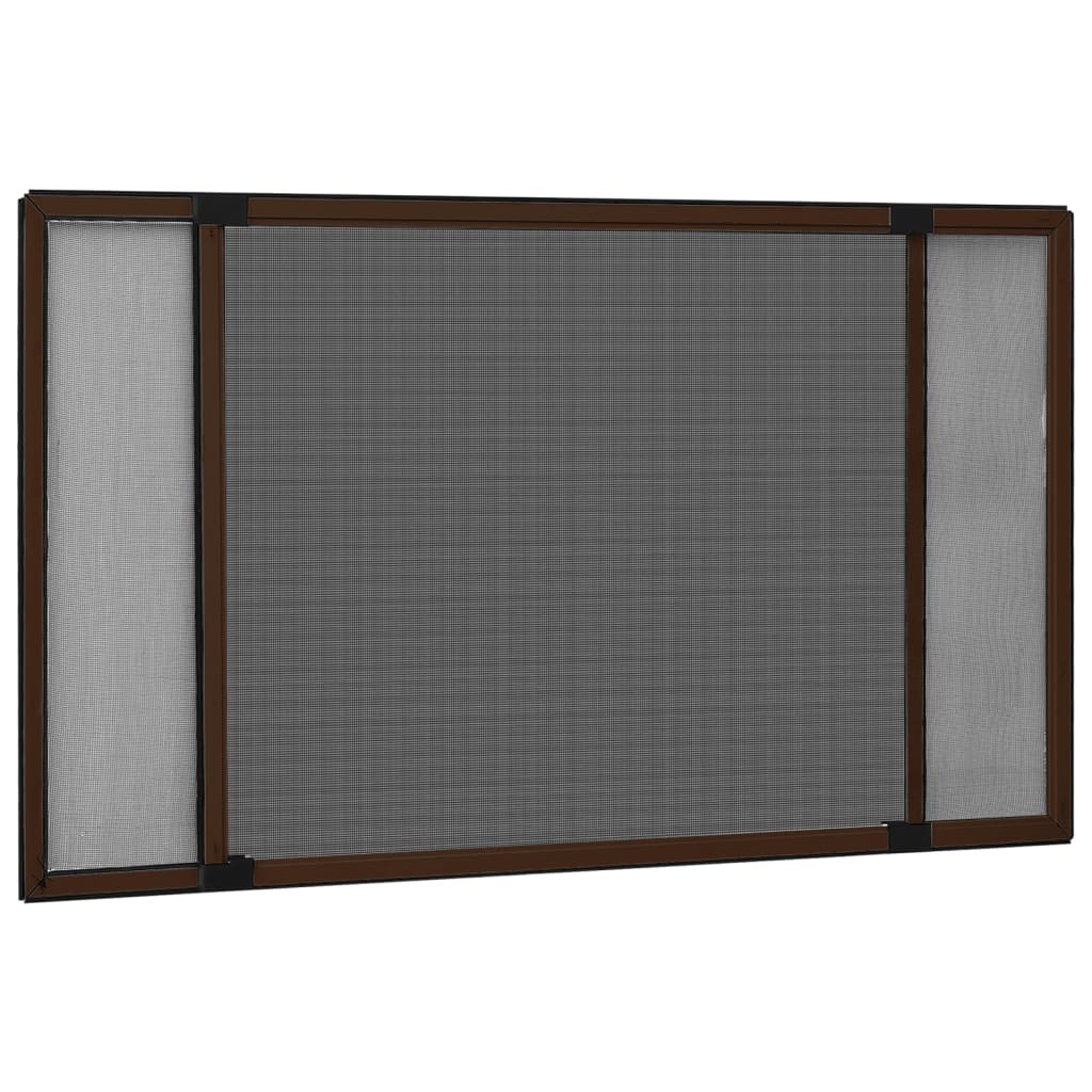 Barna lehúzható ablakszúnyogháló 70 x 150 cm 