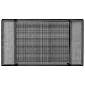 vidaXL Extendable Insect Screen for Windows Anthracite