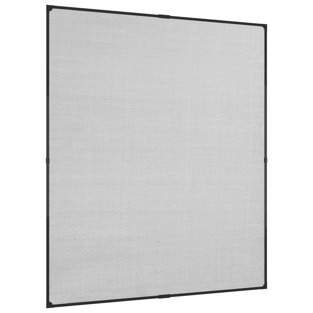 

vidaXL Raamhor magnetisch 130x150 cm glasvezel antracietkleurig