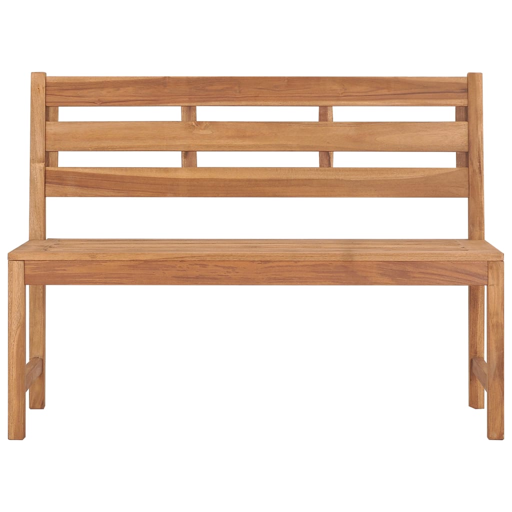 vidaXL Patio Bench 47.2" Solid Teak Wood