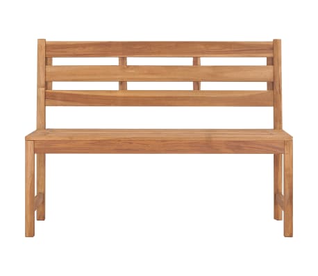 vidaXL Patio Bench 47.2" Solid Teak Wood