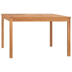 Zahradní jídelní stůl 120 x 120 x 77 cm masivní teakové dřevo - obrázek 1