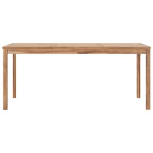 Zahradní jídelní stůl 180 x 90 x 77 cm masivní teakové dřevo - obrázek 2
