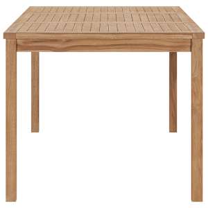 Zahradní jídelní stůl 180 x 90 x 77 cm masivní teakové dřevo - obrázek 3