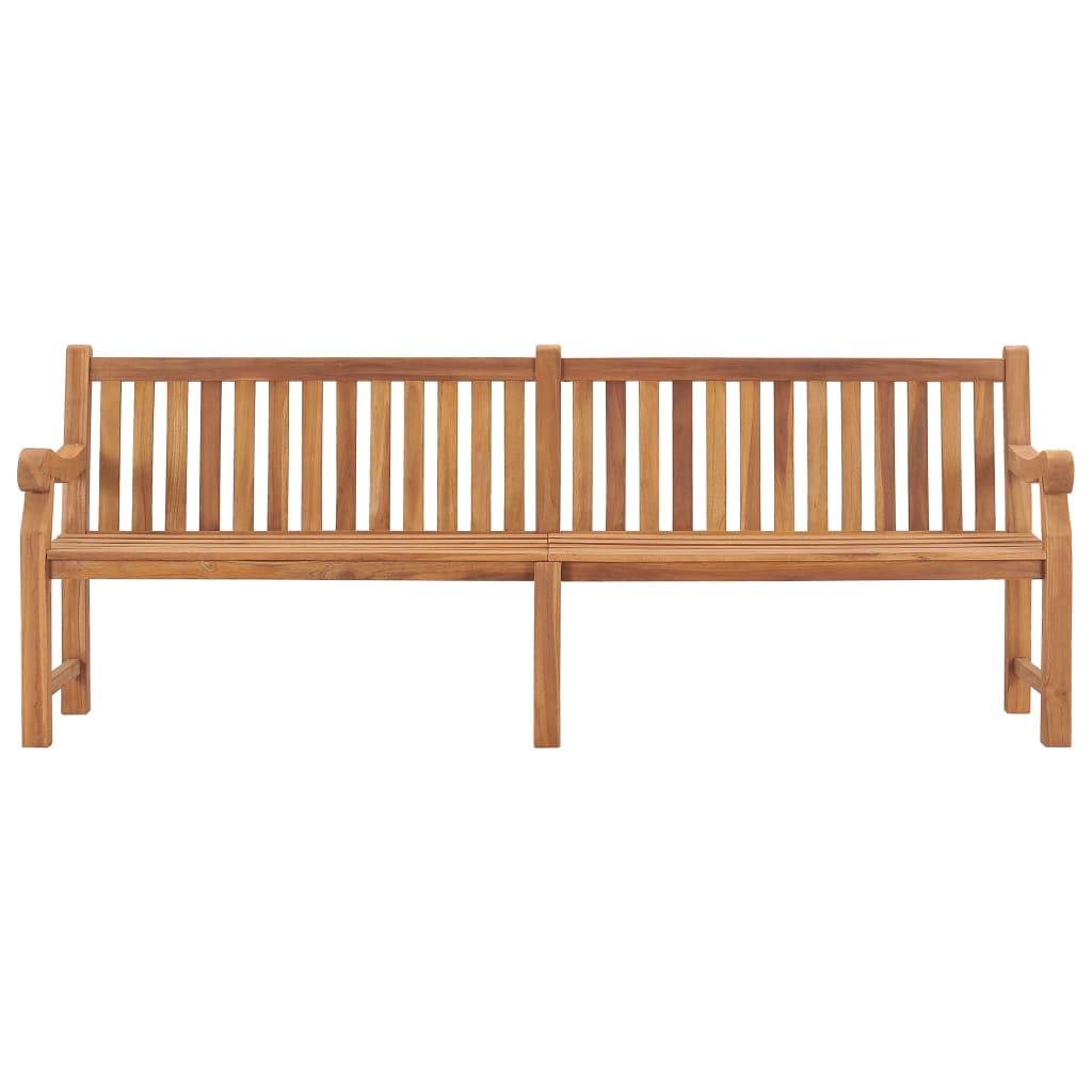 vidaXL Garden Bench 240 cm Solid Teak Wood