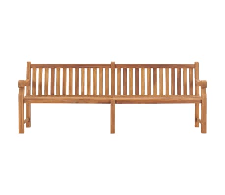 vidaXL Garden Bench 240 cm Solid Teak Wood
