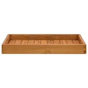 Servírovací podnos 60 x 35 cm masivní teakové dřevo - obrázek 2