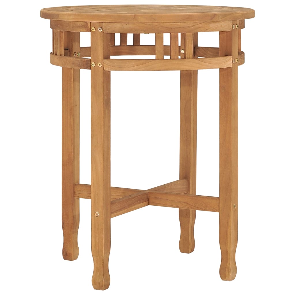 

vidaXL Bistro Table Ø23.6"x23.6" Solid Teak Wood