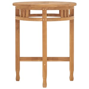 Bistro stolek Ø 60 x 75,5 cm masivní teakové dřevo - obrázek 2