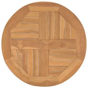 Bistro stolek Ø 60 x 75,5 cm masivní teakové dřevo - obrázek 4