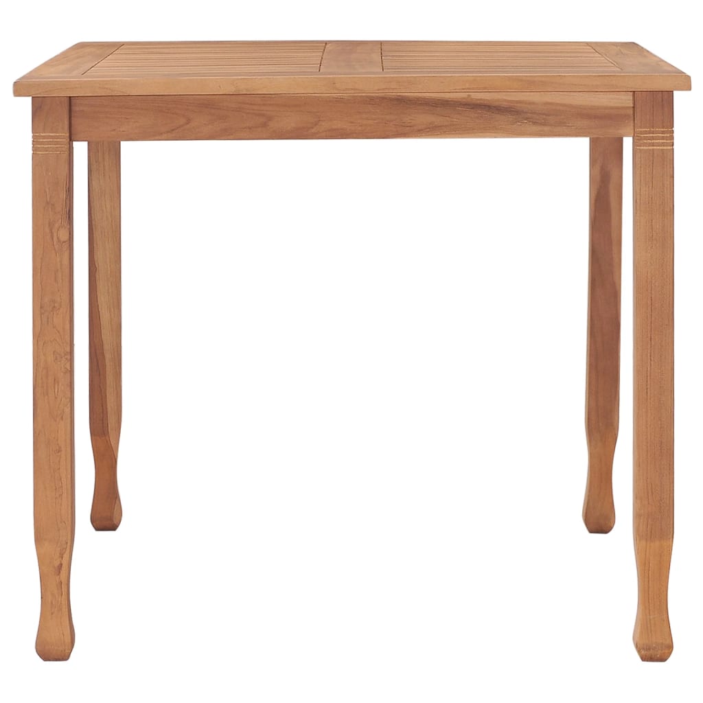 

vidaXL Tuintafel 85x85x75 cm massief teakhout
