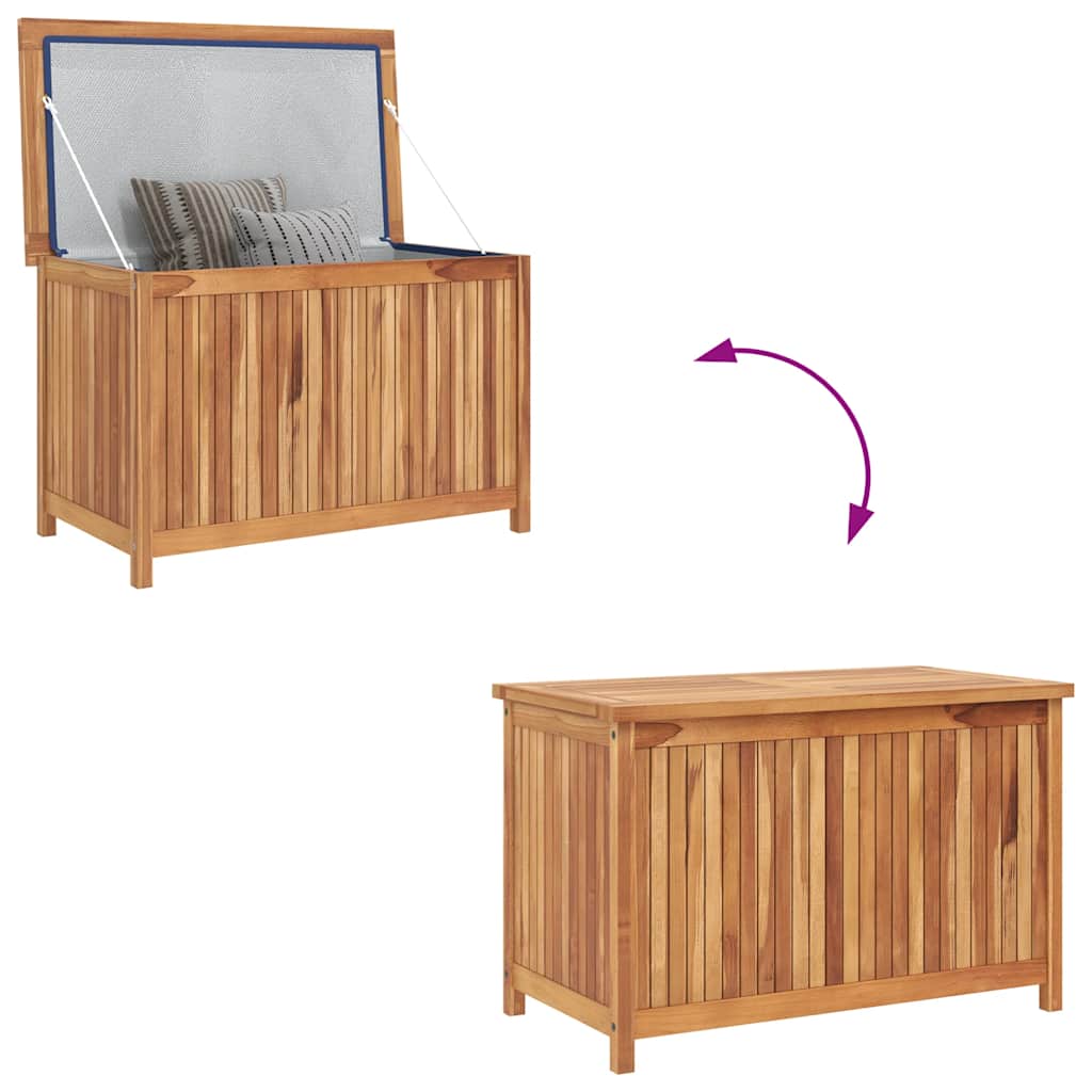 Patio Storage Box Deck Box Garden Outdoor Cabinet Chest Solid Wood Teak vidaXL - Picture 24 of 69