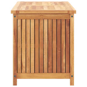 Zahradní úložný box 90 x 50 x 58 cm masivní teakové dřevo - obrázek 5