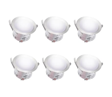 vidaXL LED podne svjetiljke 6 kom hladne bijele