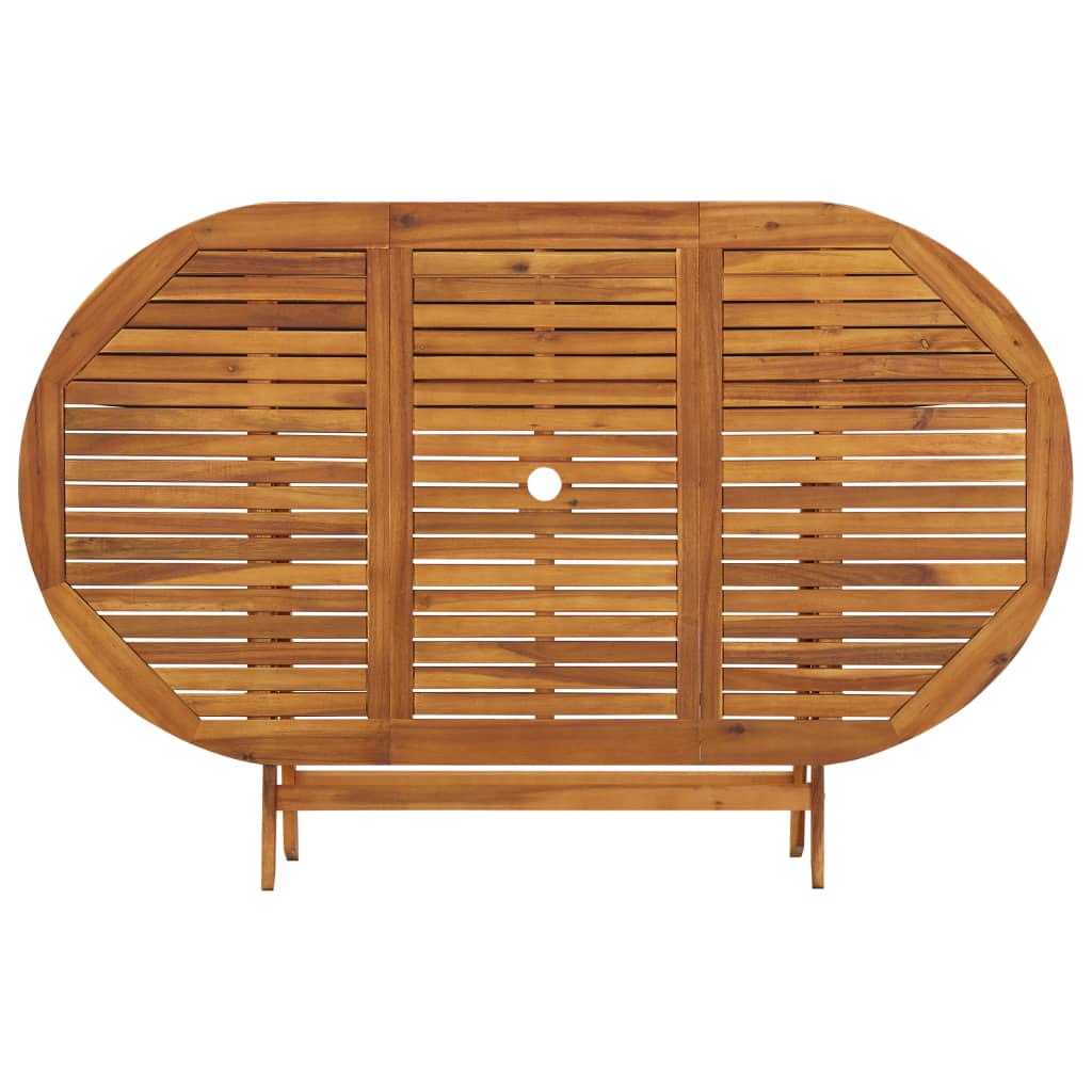 Set mobilier de grădină, 5 piese, lemn masiv de acacia