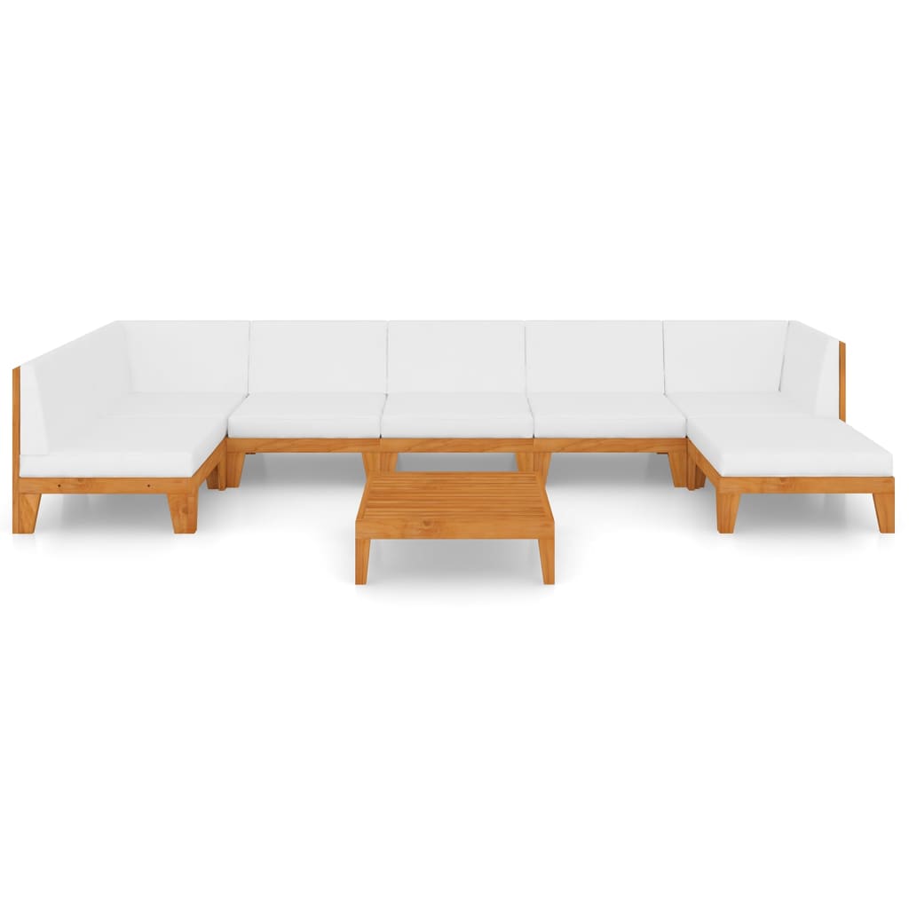 Thumbnail - vidaXL 8-tlg. Garten-Lounge-Set mit Kissen Massivholz Akazie