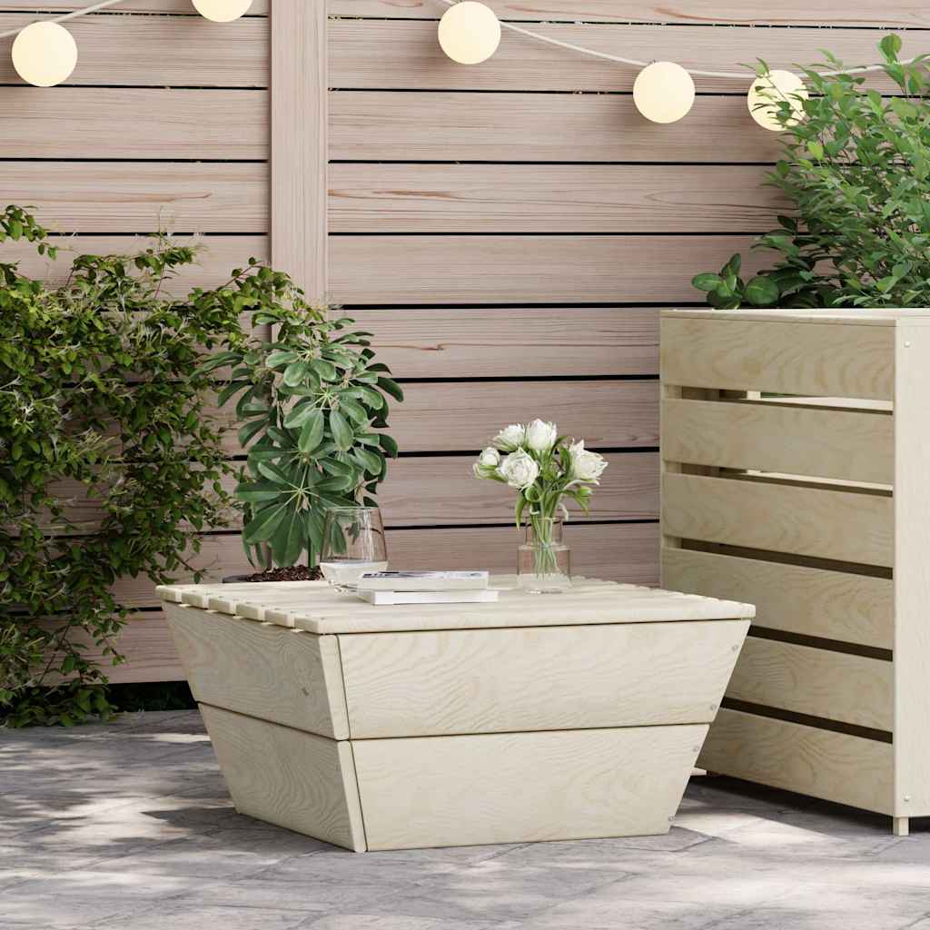 Záhradný stôl 60x60x30 cm impregnované smrekové drevo 315632