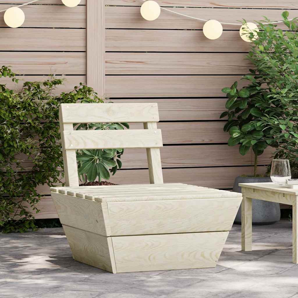 vidaXL Canapea de mijloc din paleți, modulară, lemn de molid tratat