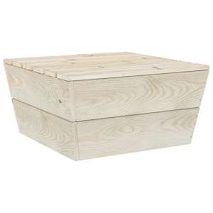 Zahradní stoly 2 ks 60 x 60 x 30 cm impregnované smrkové dřevo - obrázek 3