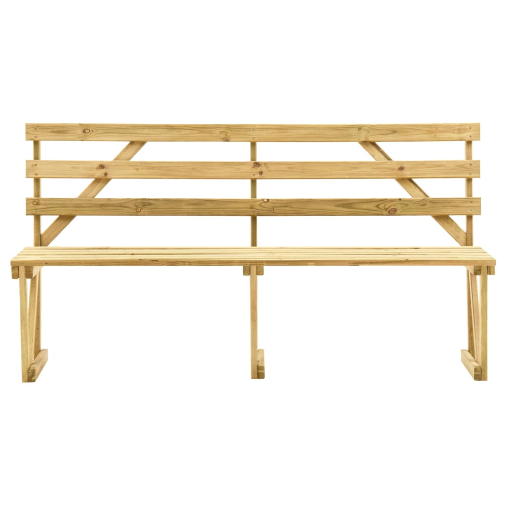 

vidaXL Tuinbank 170 cm geïmpregneerd grenenhout