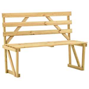 vidaXL aiapink, 120 cm, immutatud m&auml;nnipuit