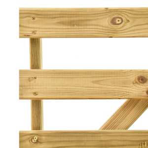 Zahradní lavice 120 cm impregnované borové dřevo - obrázek 6