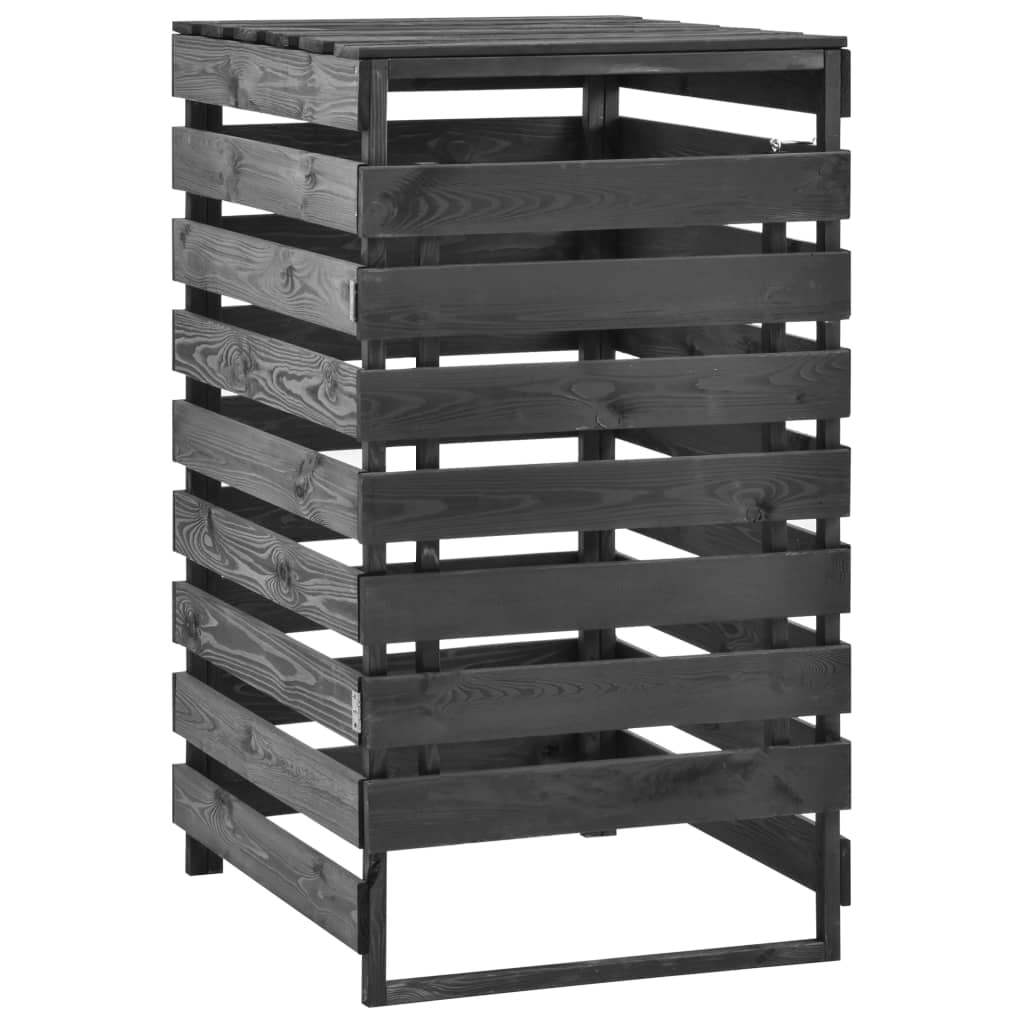 

vidaXL Containerberging enkel 70x75x121 cm geverfd massief grenenhout