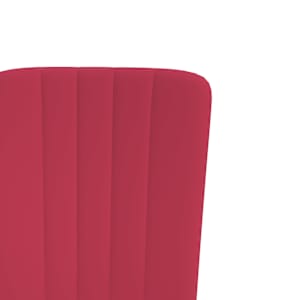 Jídelní židle 2 ks vínové samet - obrázek 7