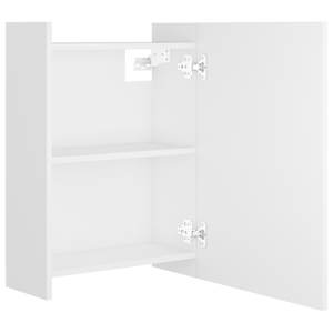 Koupelnová skříňka se zrcadlem bílá 62,5x20,5x64 cm kompozit - obrázek 7