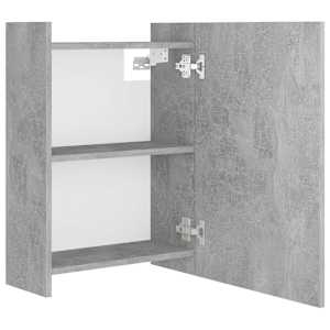Zrcadlová skříňka betonově šedá 62,5x20,5x64cm kompozitní dřevo - obrázek 8