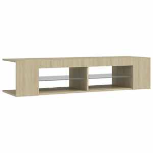 TV skříňka s LED osvětlením dub sonoma 135 x 39 x 30 cm - obrázek 7