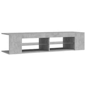 TV skříňka s LED osvětlením betonově šedá 135 x 39 x 30 cm - obrázek 7