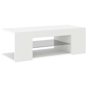 TV skříňka s LED osvětlením bílá 90 x 39 x 30 cm - obrázek 2