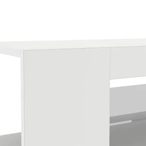 TV skříňka s LED osvětlením bílá 90 x 39 x 30 cm - obrázek 9