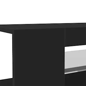 TV skříňka s LED osvětlením černá 90 x 39 x 30 cm - obrázek 9