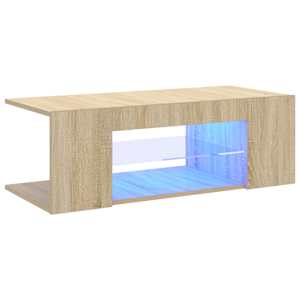TV skříňka s LED osvětlením dub sonoma 90 x 39 x 30 cm - obrázek 5