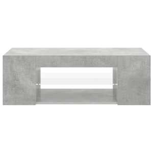 TV skříňka s LED osvětlením betonově šedá 90 x 39 x 30 cm - obrázek 4