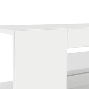 TV skříňka s LED osvětlením bílá s vysokým leskem 90x39x30 cm - obrázek 9