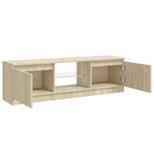 TV skříňka s LED osvětlením dub sonoma 120 x 30 x 36 cm - obrázek 8