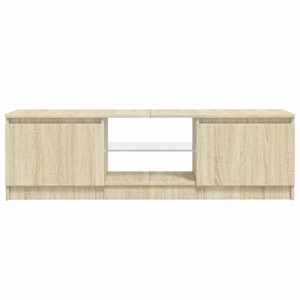 TV skříňka s LED osvětlením dub sonoma 120 x 30 x 36 cm - obrázek 9