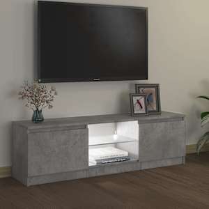 TV skříňka s LED osvětlením betonově šedá 120 x 30 x 36 cm - obrázek 5