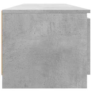 TV skříňka s LED osvětlením betonově šedá 140 x 40 x 36 cm - obrázek 11