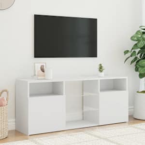 TV skříňka s LED osvětlením bílá 120 x 30 x 50 cm - obrázek 4